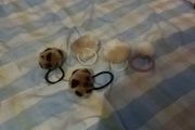 Big fluffy hair ties