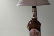 Handcrafted Amarula Cream Liqueur bottle lamp