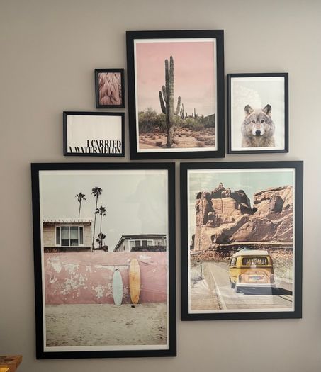 Bedroom Desert Road Trip Gallery Wall Set of 6