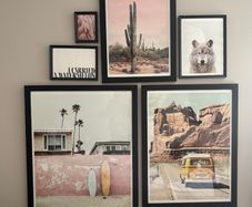 Bedroom Desert Road Trip Gallery Wall Set of 6