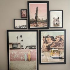 Bedroom Desert Road Trip Gallery Wall Set of 6
