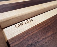 Handmade Solid Wood Chopping Boards - Walnut, Maple & Cherry