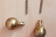 Vintage brass door knobs