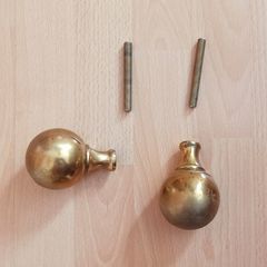 Vintage brass door knobs