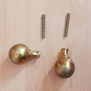 Vintage brass door knobs