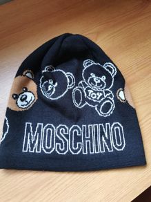 BNWT - Moschino Teddy Bear wool-blend hat