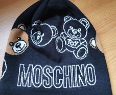 BNWT - Moschino Teddy Bear wool-blend hat