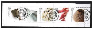 2011 Ireland Year of Craft in Ireland Commemorative Stamp Booklet Fine Used With Dublin Pictorial Cancel (first day)