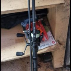 Pike rod reel and braid 50lb