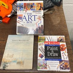 The Art Box: Art School - How To Paint And Draw With  Artist's Sketchbook.