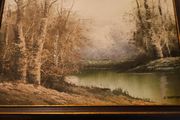 Framed ORIGINAL E.Martino Oil Painting On Board, Signed  Early 20th Century Painting
