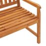 3-Seater Garden Bench with Table 150 cm Solid Teak Wood Image 6