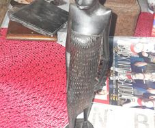 Antique Wood Carved Woman, postage available or collection
