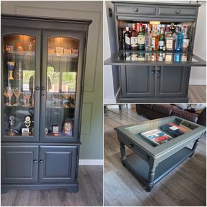 Vintage Display + Drinks Cabinets + Coffee Table