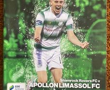 2019 Shamrock Rovers v Apollon Limassol - UEFA Europa League 2nd Qualifying Round 1st Leg Programme