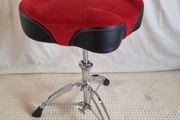 Mapex MXT865SER Drum Throne Saddle Red Cloth