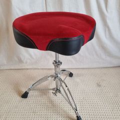 Mapex MXT865SER Drum Throne Saddle Red Cloth