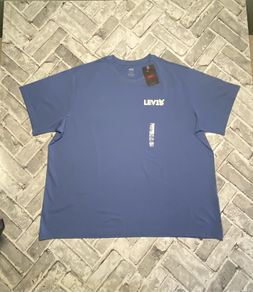 BNWT Levi's Mens Relaxed Fit T-Shirt Blue Size 2XL