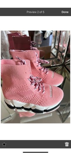 Balenciga girls sock sneakers size11