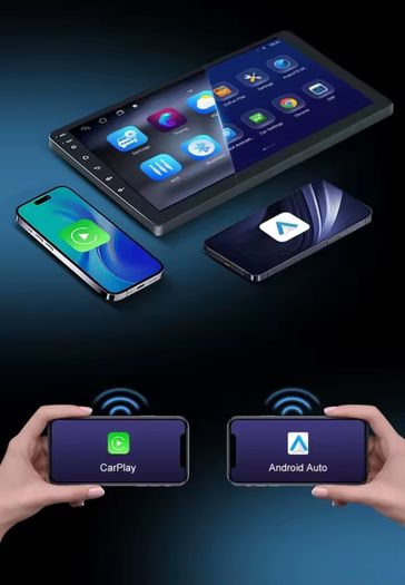 2 in 1 Wireless CarPlay Android Auto Adapter Apple Car play Dongle Mini Ai Box
