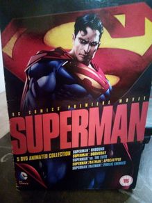 Superman 5 Dvd Animated Movie Boxset Collection Dc Comics