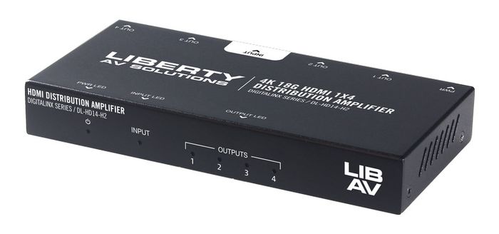 1 in 4 out HDMI distribution splitter DL-HD14-H2