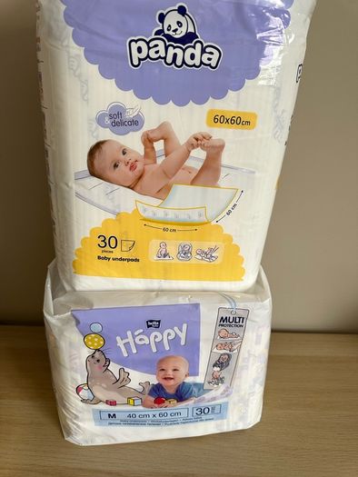 Panda baby underpads 60 pcs