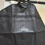 Boss H-Hyde Gents/Men's Wool & Cashmere Blend Black Overcoat. Image 8