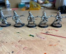 Warhammer 40k Aeldari Fire Dragons x 5 metal