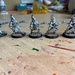Warhammer 40k Aeldari Fire Dragons x 5 metal