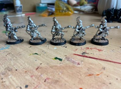 Warhammer 40k Aeldari Fire Dragons x 5 metal