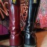 Rare Dr Martens 1914 Boots Black & Oxblood Image 2