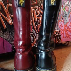 Dr Martens 1914 Boots Black & Oxblood