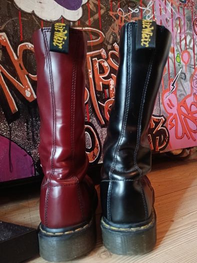 Dr Martens 1914 Boots Black & Oxblood