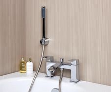 Waterfall Bath Shower Mixer Tap & Shower Kit | Chrome