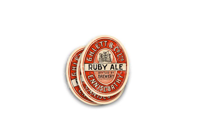 Lett's of Enniscorthy Ruby Ale Glossy Sticker 3-Pack