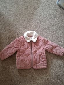 BNWT Age 3-4 Girls Pink Coat