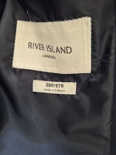 Mens River Island Navy suit