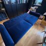 3 Seater Sofa Bed - Navy Blue Image 2