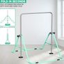 Gymnastics Bar for Kids, Foldable Adjustable Height Horizontal Bar, Gymnastic Training Equipment for Home Gym Indoor and Outdoor Use, Supports 140lbs Image 4