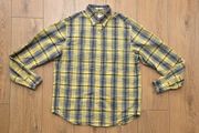 Gant Button Down Plaid Shirt Mens Medium