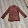 Brown velvet blazer, size 10 Image 8