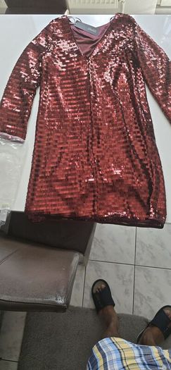 ESPRIT ladies' dress for special occasions 102EO1E331 , 618/CHERRY RED 4, size S