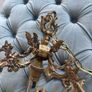 Antique style brass lantern ceiling light Image 7