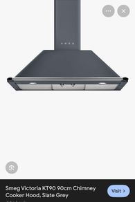 Smeg Slate Grey Cooker Hood