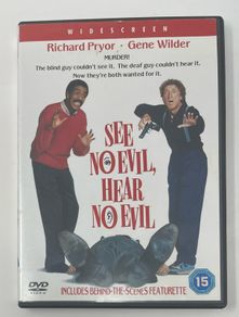 See No Evil, Hear No Evil. DVD Film. Starring Gene Wilder (Actor, Writer), Richard Pryor (Actor) and Arthur Hiller (Director)