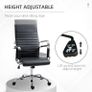 Vinsetto Ergonomic Office Chair High Back Black Image 2