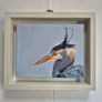 Great Blue Heron - oil painting - framed Image 7