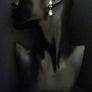 Vintage Art Deco Style Pearl Silver Drop Earrings Image 5