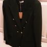 ladies green jacket with brass buttons Image 3